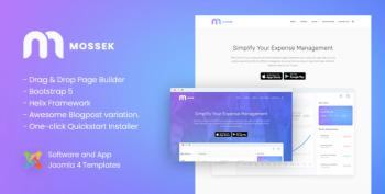 Mossek - Software and App Joomla 4 Templates